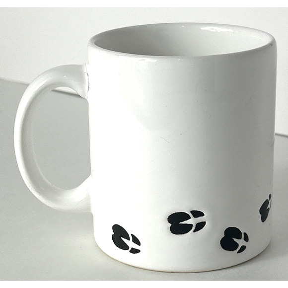 Rare Waechtersbach White Embossed Deer Hooves Coffee Cocoa Tea Mug Germany READ - Picture 3 of 8